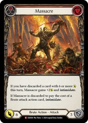 Massacre - Rainbow Foil - 1st Edition