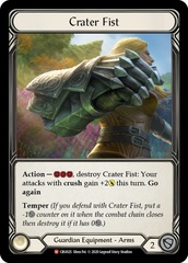 Crater Fist - Cold Foil - 1st Edition