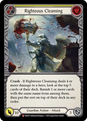 Righteous Cleansing - Rainbow Foil - 1st Edition