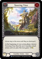 Towering Titan (Red) - Rainbow Foil - 1st Edition