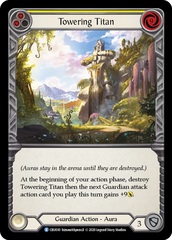 Towering Titan (Yellow) - Rainbow Foil - 1st Edition