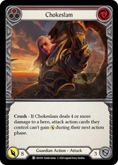 Chokeslam (Red) - Rainbow Foil - 1st Edition