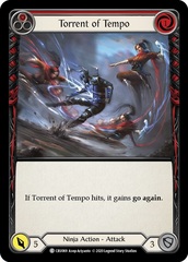 Torrent of Tempo (Red) - Rainbow Foil - 1st Edition