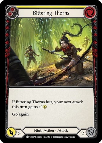 Bittering Thorns - Rainbow Foil - 1st Edition