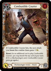 Combustible Courier (Red) - Rainbow Foil - 1st Edition