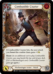 Combustible Courier (Blue) - Rainbow Foil - 1st Edition