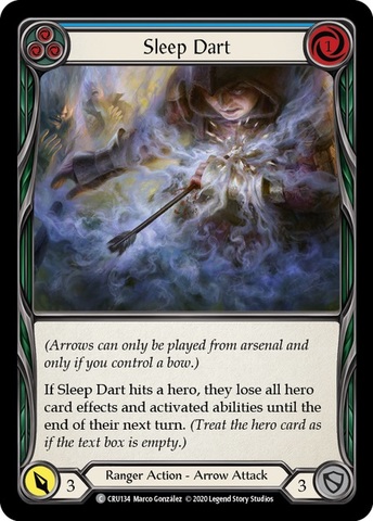 Sleep Dart (Blue) - 1st Edition