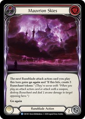 Mauvrion Skies (Red) - Rainbow Foil - 1st Edition