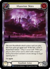 Mauvrion Skies (Yellow) - Rainbow Foil - 1st Edition