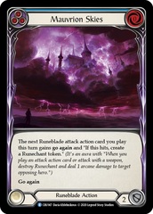 Mauvrion Skies (Blue) - Rainbow Foil - 1st Edition