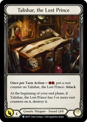 Talishar, the Lost Prince - Cold Foil - 1st Edition