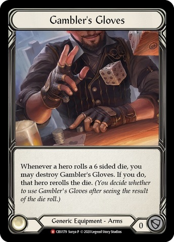 Gamblers Gloves - Cold Foil - 1st Edition
