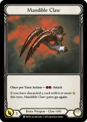 Mandible Claw - Cold Foil (Left Pointing)