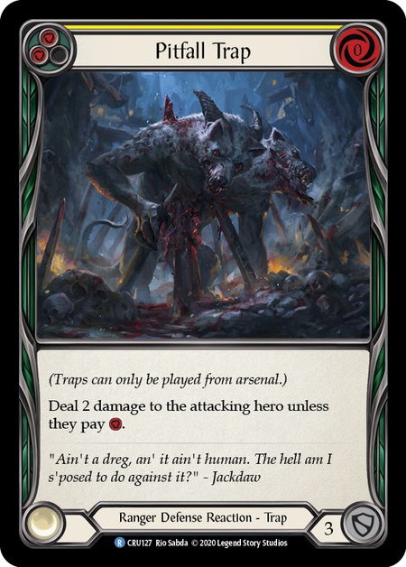 Pitfall Trap - Rainbow Foil - 1st Edition
