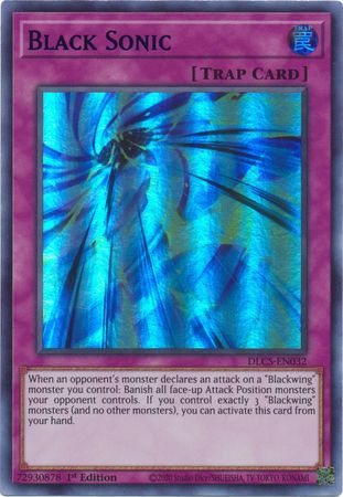Black Sonic - DLCS-EN032 - Ultra Rare - 1st Edition