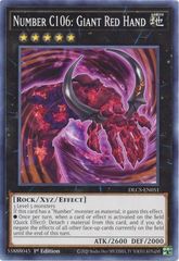 Number C106: Giant Red Hand - DLCS-EN051 - Common - 1st Edition