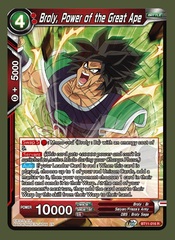 Broly, Power of the Great Ape - BT11-016 - R