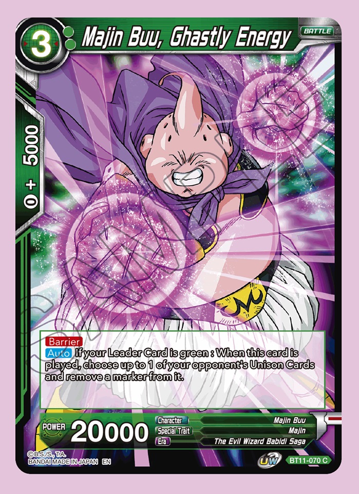 Majin Buu, Ghastly Energy - BT11-070 - C