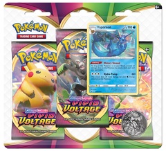 Sword & Shield - Vivid Voltage 3 Pack Blister - Vaporeon