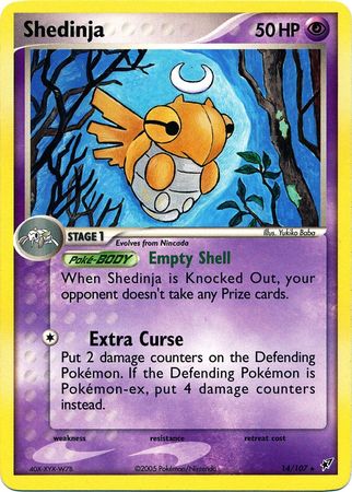 Shedinja - 14/107 - Non-Holo Theme Deck Exclusive