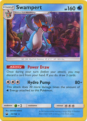 Swampert - 35/168 - Cracked Ice Holo (SM Celestial Storm Symbol)