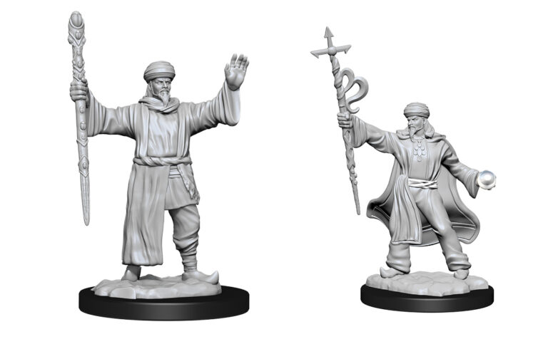 WizKids: Human Wizard Male (Wave 13)