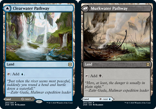 Mint/Near-Mint, English - 1 x MTG Clearwater Pathway - Foil