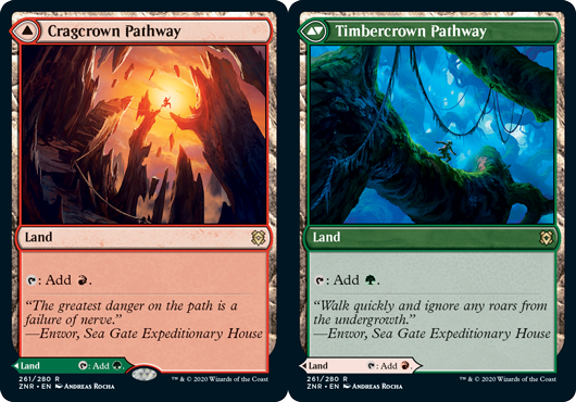 Cragcrown Pathway // Timbercrown Pathway - Foil