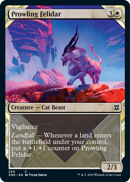 Prowling Felidar - Foil - Showcase