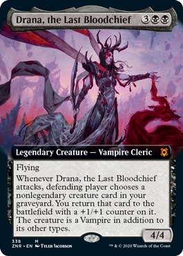 Drana, the Last Bloodchief - Foil - Extended Art