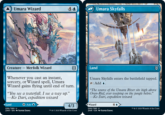 Umara Wizard // Umara Skyfalls - Foil