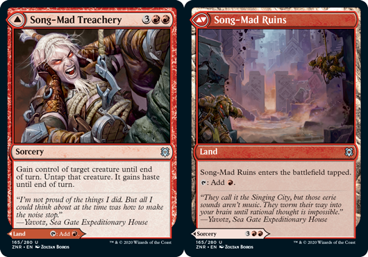 Song-Mad Treachery // Song-Mad Ruins - Foil