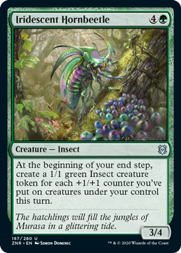 Iridescent Hornbeetle - Foil