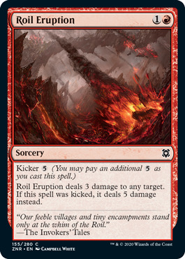 Roil Eruption - Foil