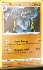 Machamp SWSH053 Holo Promo - Champion's Path Special Pin Collection