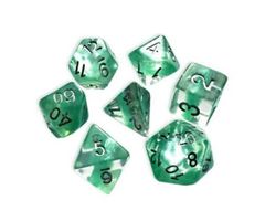 Gate Keeper Games - “Mint Green” Neutron Dice- 7 Die Polyhedral Set