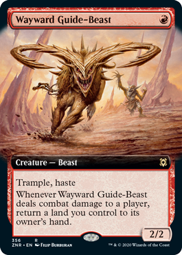 Wayward Guide-Beast - Extended Art