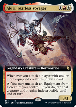 Akiri, Fearless Voyager - Foil - Extended Art