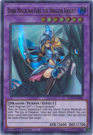 Dark Magician Girl the Dragon Knight (Purple) - DLCS-EN006 - Ultra Rare - 1st Edition