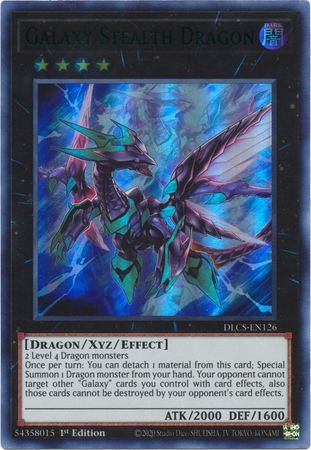 Galaxy Stealth Dragon (Vert) - DLCS-EN126 - Ultra Rare - 1ere edition // Dragons of Legend: the Complete Series