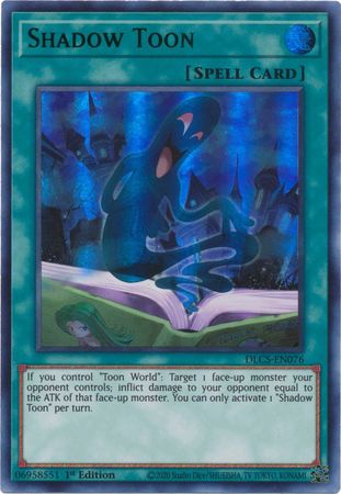 Shadow Toon (Green) - DLCS-EN076 - Ultra Rare - 1st Edition