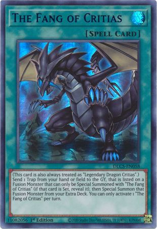 critias deck yugioh Yu-Gi-Oh! - Legendary Dragon Decks Set that target The Fang of Critias (Blue)