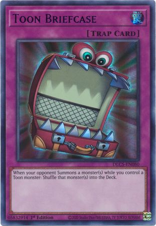 Toon Briefcase (Purple) - DLCS-EN080 - Ultra Rare - 1st Edition - Yu-Gi-Oh! Singles Side Sets Dragons of Legend: The Complete Series - MKohlGames Toon Briefcase (Purple) - DLCS-EN080 - Ultra Rare - 1st Edition - Yu-Gi-Oh! Singles Side Sets Dragons of Legend: The Complete Series - MKohlGames