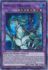 Amulet Dragon (Blue) - DLCS-EN005 - Ultra Rare - 1st Edition