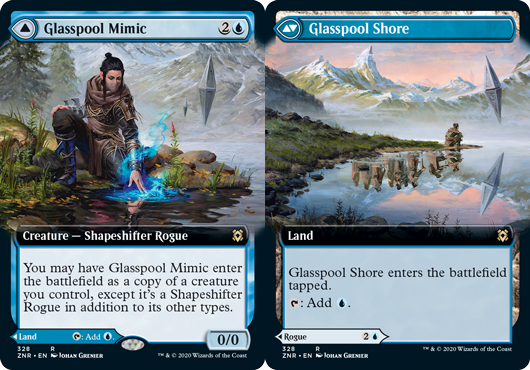 Glasspool Mimic // Glasspool Shore - Extended Art