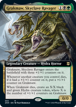 Grakmaw, Skyclave Ravager - Extended Art