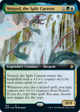 Verazol, the Split Current - Foil - Extended Art