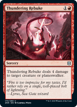 Thundering Rebuke - Foil