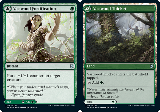 Vastwood Fortification // Vastwood Thicket - Foil