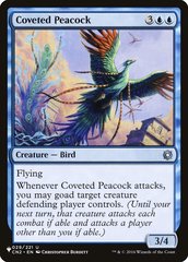 Coveted Peacock - The List